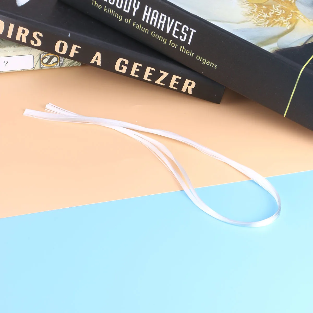 1pc 50Cm Extension Tool White Fiber Silk For Diy Manicure Fibernails For Extension Salon Nail Fiberglass Nail Fiberglass