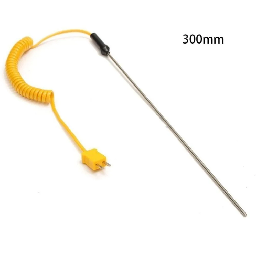 Durable K-Type Fiberglass Thermocouple TM902C -50°C to 150°C Temperature Measuring Wire with Wire Cable