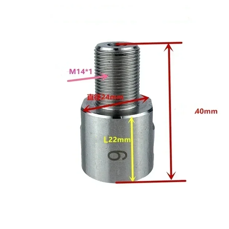 Connecting rod Motor Connection shaft for K01 50 K01-63 K02-50/63 Mini Chuck DIY Wood Lathe Lathe three/four Jaw,M14*1 thread