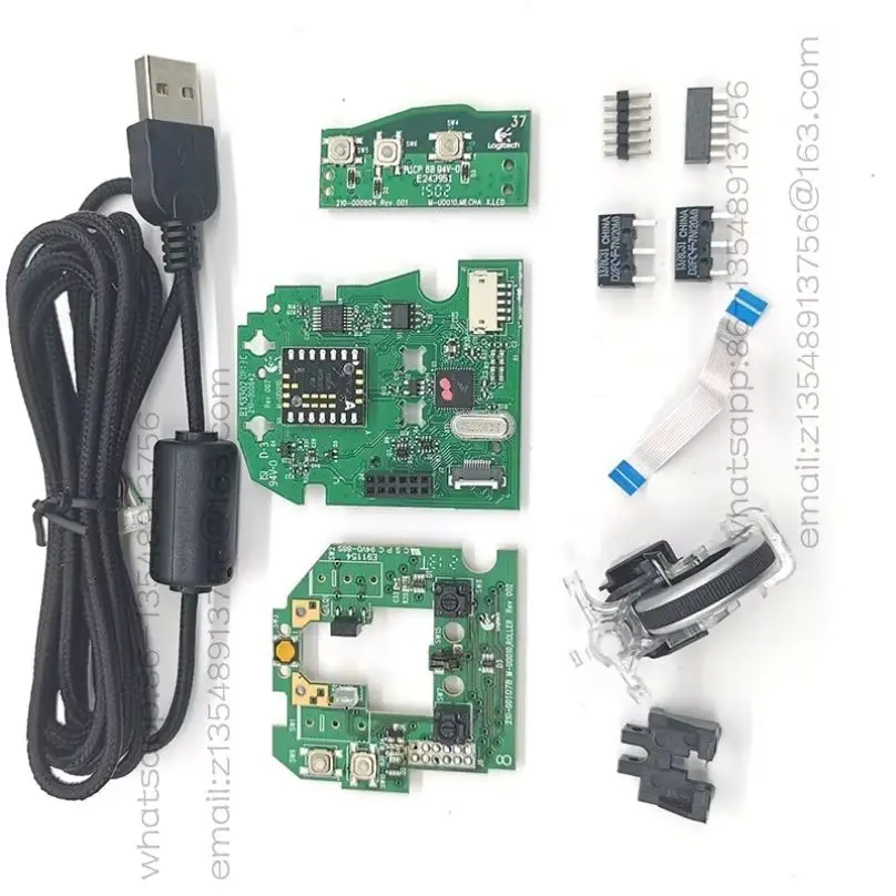 G500s mouse cable G500 main board side button small board cable socket micro switch foot sticker shell accessories