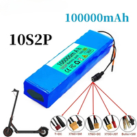 EOENKK 10S2P 36V 100000mAh 42v Electric Scooter Battery Lithium Electric Scooter 500W Electric Scooter Battery 10s2p 36V Battery