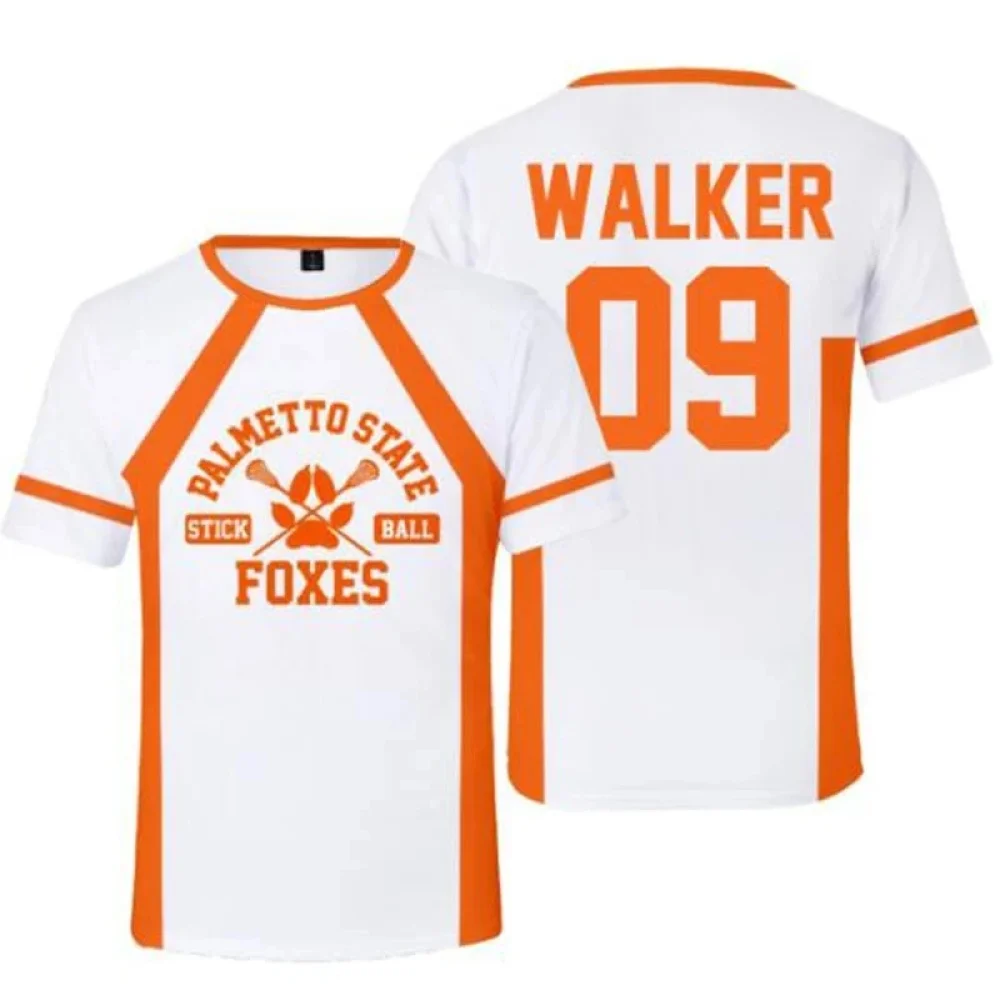 

New The Foxhole Court Palmetto State Foxes Lacrosse Jersey Cosplay WILDS MINYARD 3D T-shirt Men/Women Clothes Tees Custom logo