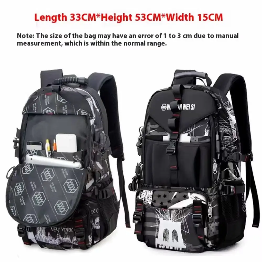 Backpack for travel, sports luggage, men\'s Korean version outdoor travel, hiking bag, large capacity computer, student backpack