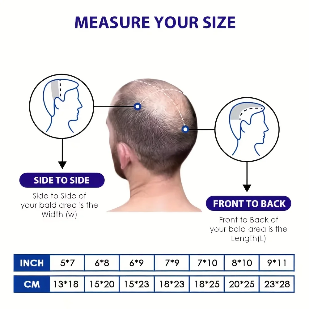 7X9 الدانتيل مع بو الشعر المستعار الرجال هيربيسي أنظمة استبدال الشعر البشري لعذراء الشعر المستعار للرجال الاستخدام اليومي قطعة شعر للرجل