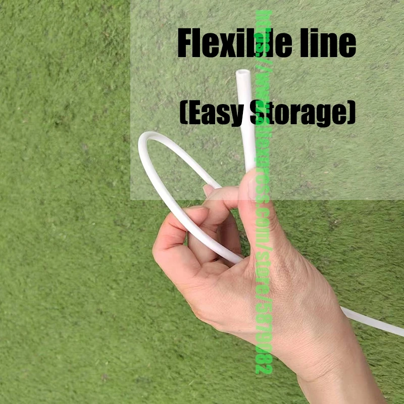 Outdoor-Markise-Überdachung, Ersatz-Spline-Kabel, hohles Hartrohr, Stoffschlitz, Stützlinie, 5 m, freier Schnitt – Detail 4