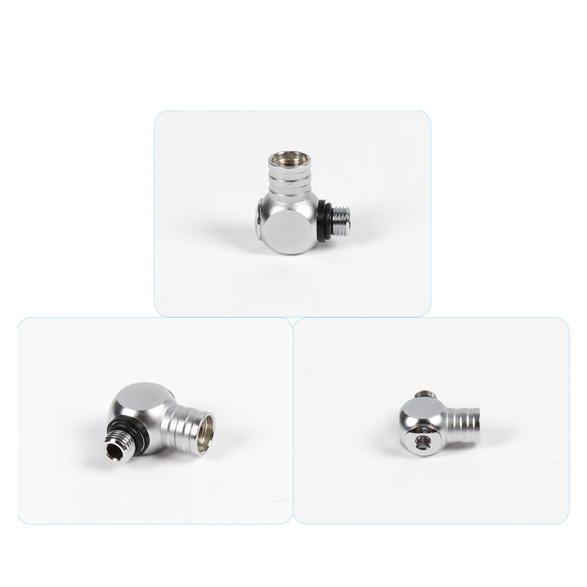 

Lo-ok Diving Hose Adapter 360 Degree Adjustable Connector Rotatable Adapters Scuba Diving Regulator Connector Low Pressure