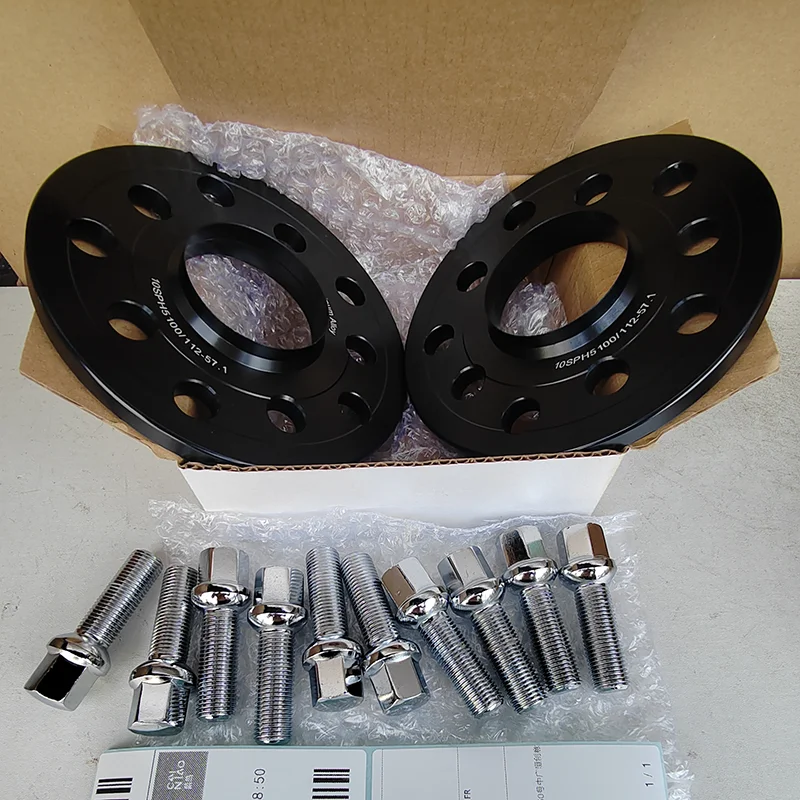 

Car Modification Accessories 10mm Wheel spacer PCD 5x100 &5x112 CB 57.1 for VW Golf/Bora/Polo/Jetta with 10pcs M14*1.5 lug bolts