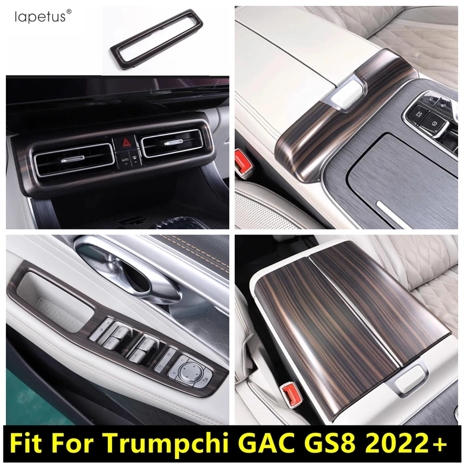 

Central Armrest Box Button Panel / Window Lift / Middle AC Air Outlet Vent Cover Trim Accessories For Trumpchi GAC GS8 2022 2023