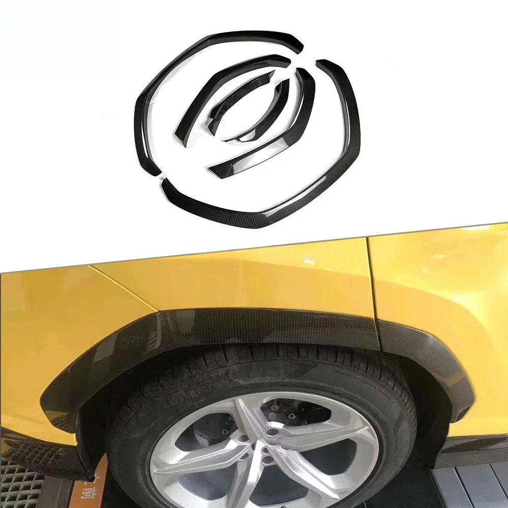 

Carbon Fiber Car Fender Flares Arch Wheel Eyebrows Mudguard Lip Protector Cover Mud Guard For Lamborghini Urus