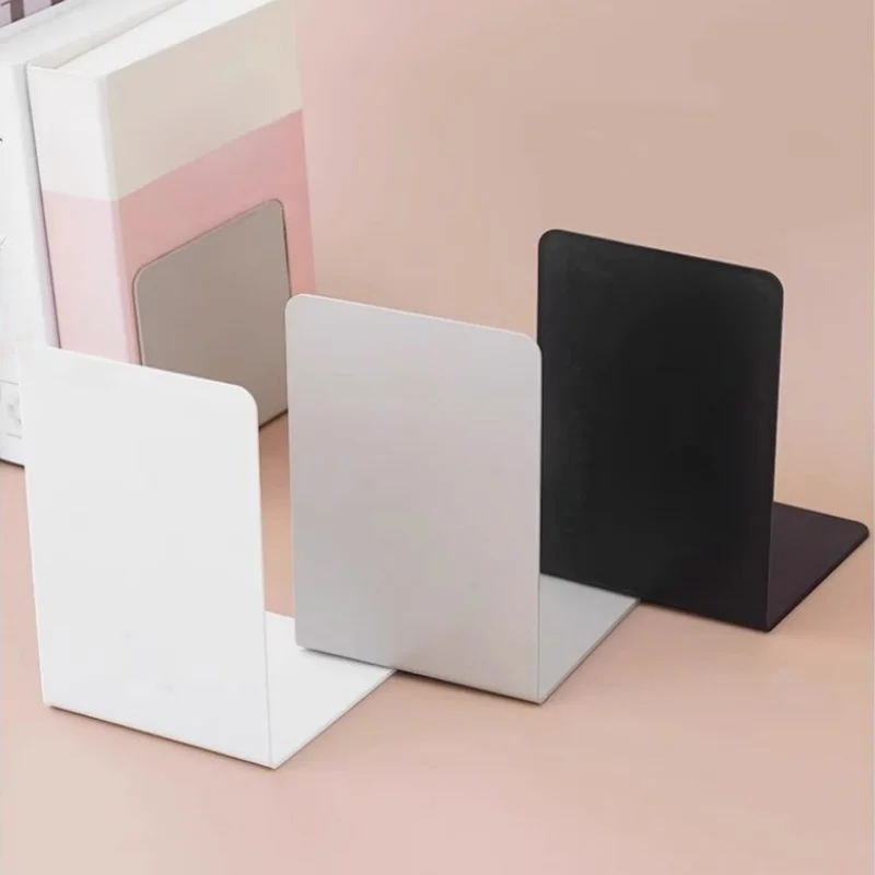 

A pair of solid color desktop bookshelves - anti slip and sturdy, suitable for organizing homes, offices, and study rooms