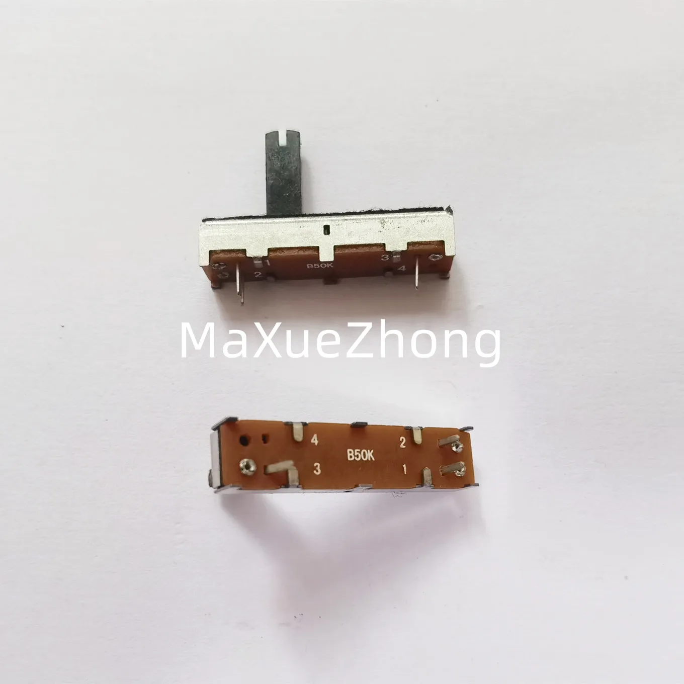 Original new 100% push-pull potentiometer B10K B20K B50K B100K mixer 35mm 3.5cm faders with midpoint 10mm 15mm 20mm (SWITCH)