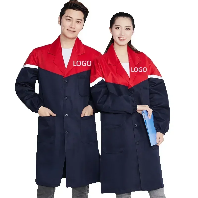 

Loading Coat Workshop Food Warehouse Work Extended Handling Factory Unloading Customized Clothes Printed Breeder Logo