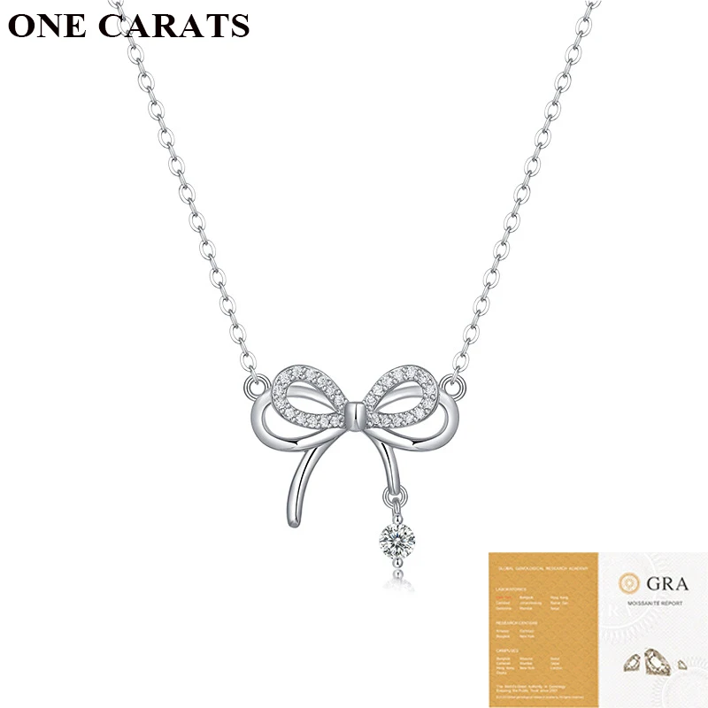 

Женское ожерелье TEN CARATS с муассанитом из стерлингового серебра 925 пробы, модный подарок на день рождения, День святого Валентина, юбилей GAR