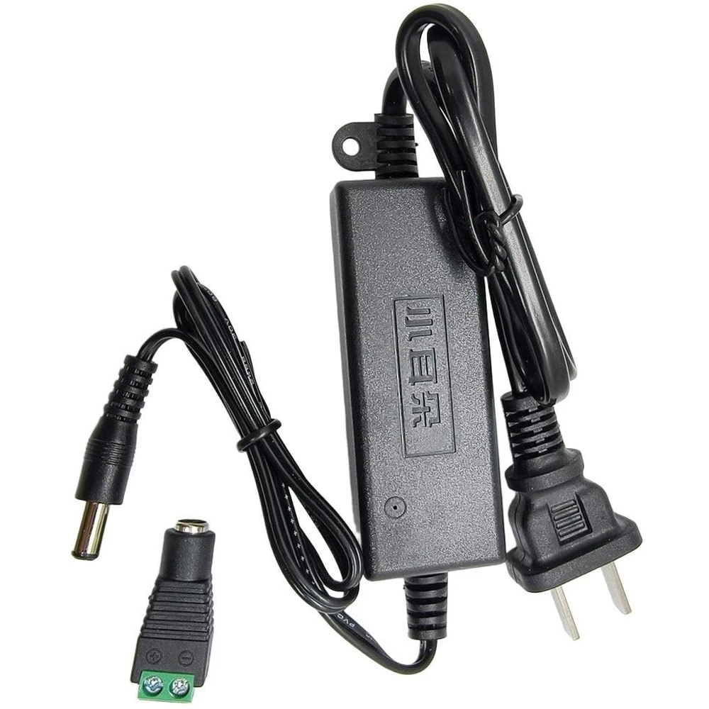 12V 2A 24W AC‑DC Power Supply Adapter 5.5x2.1mm DC Plug with Connector Cable for SimpleFOCmini Driver 2804 2208 Motor/Camera