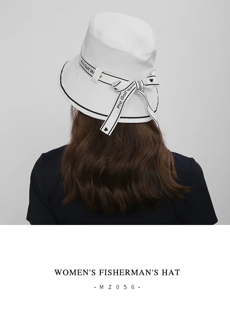 PGM جولف المرأة صياد قبعة القوس حزام قبعة الجولف الشمس التظليل وواقية من الشمس الداخلية امتصاص العرق الفرقة تصميم MZ056