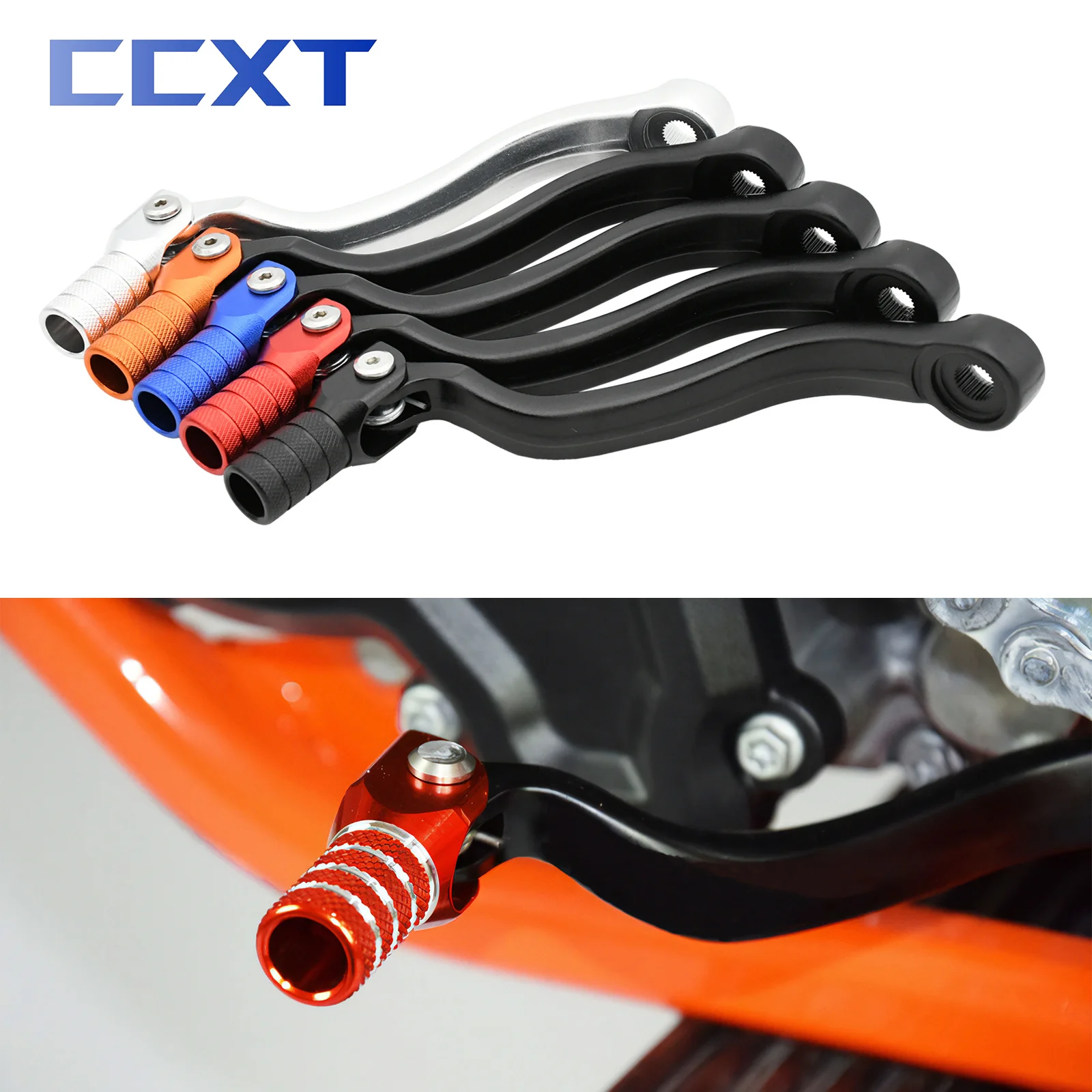 For EXC250 EXC300 Motorcycle Gear Lever CNC Shifter Shift Lever For KTM XCF SXF EXCF XCW 125 150 200 250 300 350 450 2012-2019