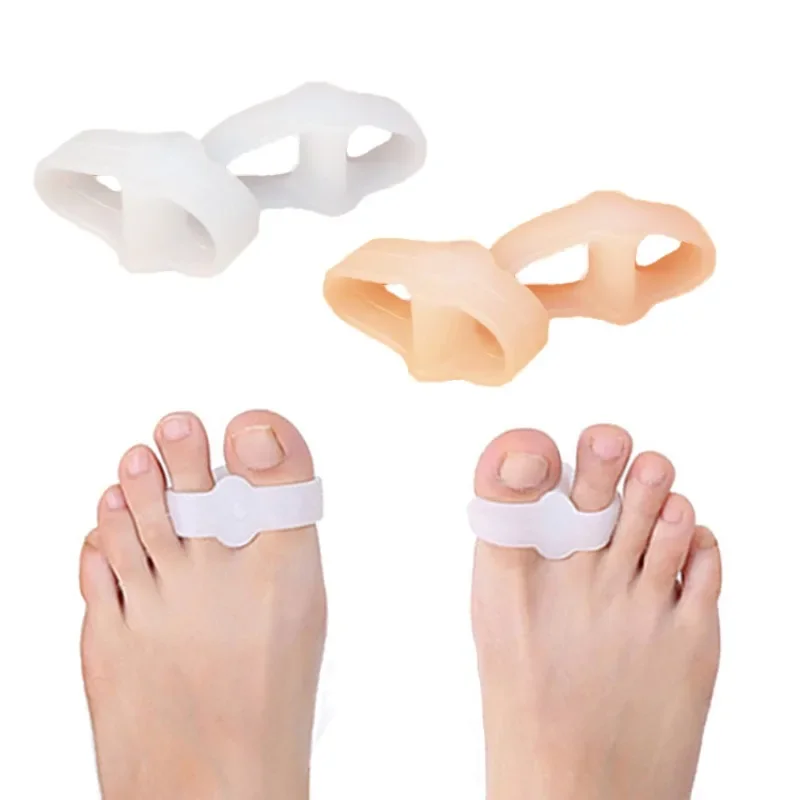 Séparateur d'hallux en Silicone souple et élastique, 4 Types, protecteur orthopédique, correcteur de pouce, entretoises, soulagement des oignons, soins des pieds