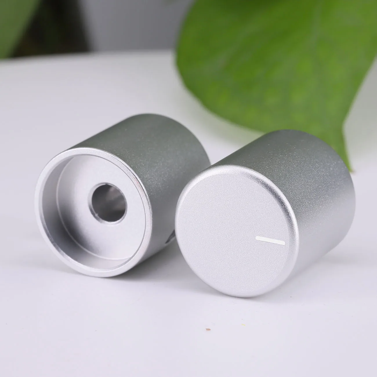 1PC Volume Knob 21mmx22mm 6mm Solid Aluminum Potentiometer Knob Button HIFI Car Audio AMP DAC CD Sound Volume Control Knob