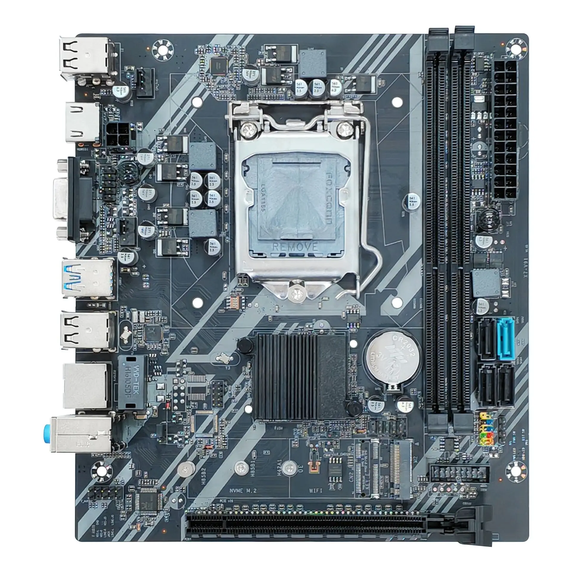 

1155-контактная основная плата серии B75 X7-V91-V1.6B-CA поддерживает новую плата настольного компьютера M.2