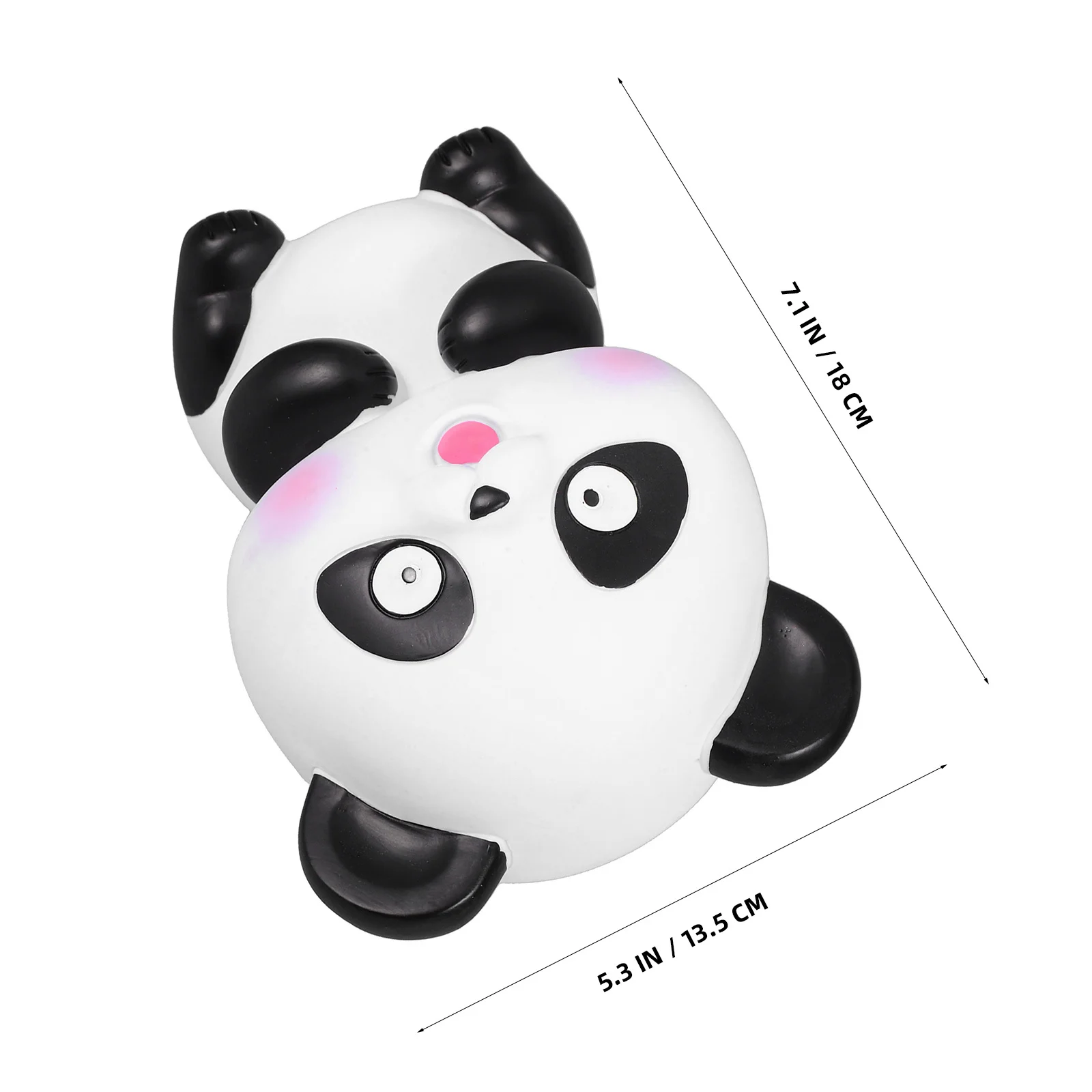 Cartoon Panda Money Saving Pot Shatterproof Coin Bank Large Capacity Animal Piggy Bank Kids Room Coin Saving Jar