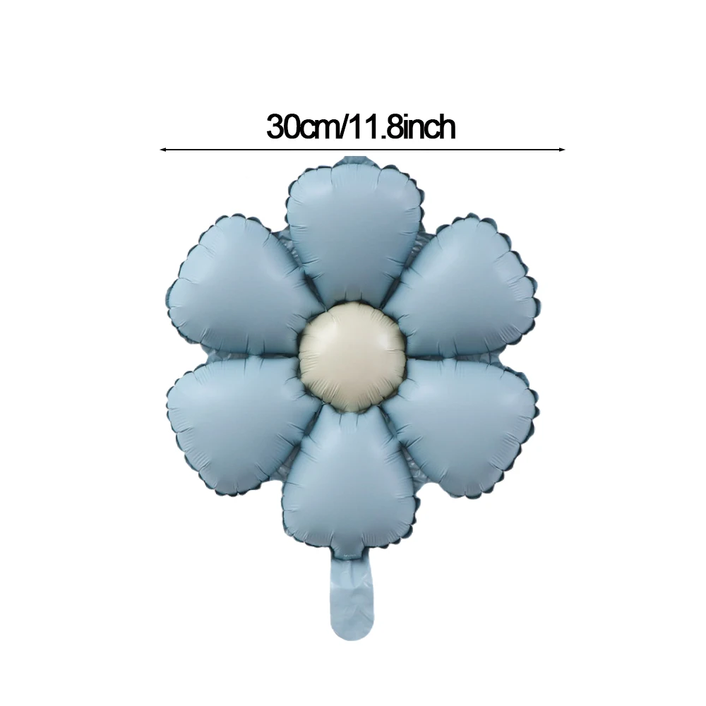 5 stücke Matt Candy Daisy Ballon Aluminium Folie Ballons Sonnenblumen Ballons Mädchen Baby Dusche Geburtstag Party Foto Requisiten Hochzeit Decor – Detail 9