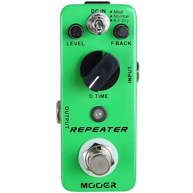 

MOOER MDL1 Repeater Guitar Pedal Effect 3 Working Modes Mod Normal Kill Dry Effect Pedal Digital Delay Effect Guitar Accessory