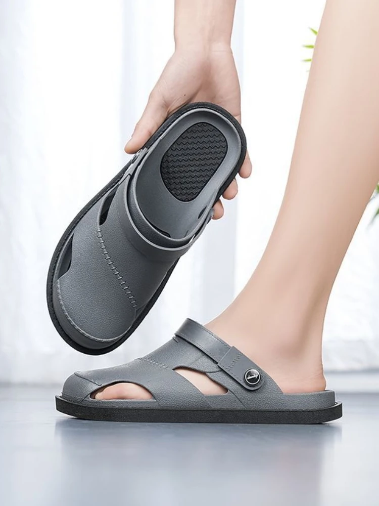 

Уличные мужские сандалии с закрытым носком, Новое поступление, тренд 2025, японская повседневная распродажа, модный дизайн, летняя обувь для мужчин