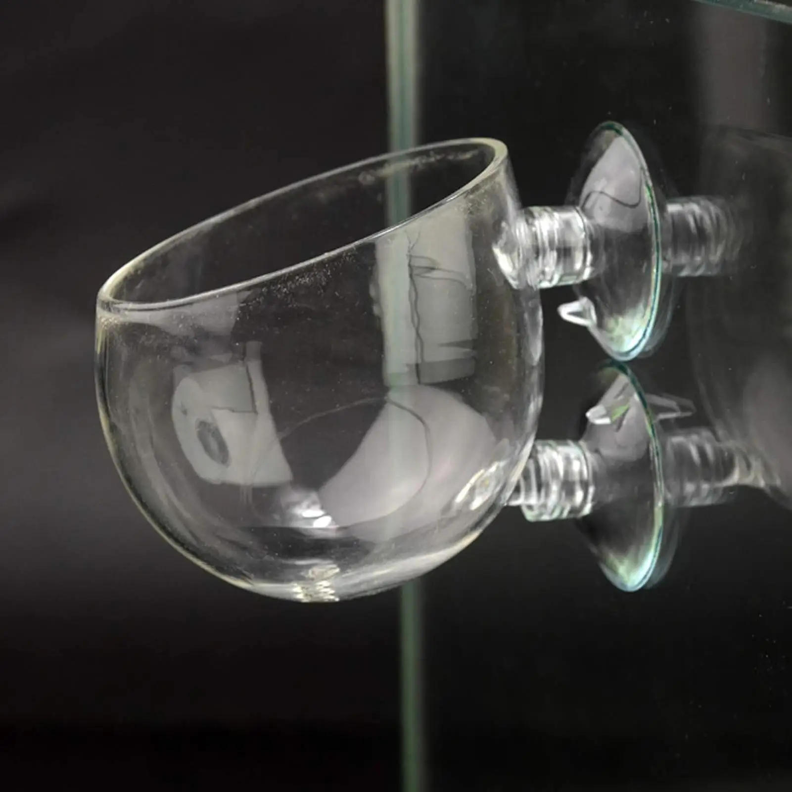 Aquarium Glass Plant Pot with Suction Cups Live Plants Fish Tank Holder Aquarium Aquatic Planter Pot For Decoration