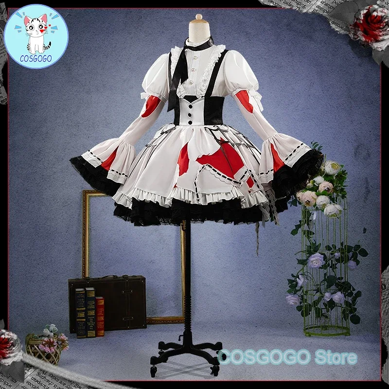 COSGOGO[Customized] Mooyiyi Akiyama Mizuki Cosplay Costume For Halloween,Christmas Party, Comic Exhibition Game, PJSK Size S-4XL