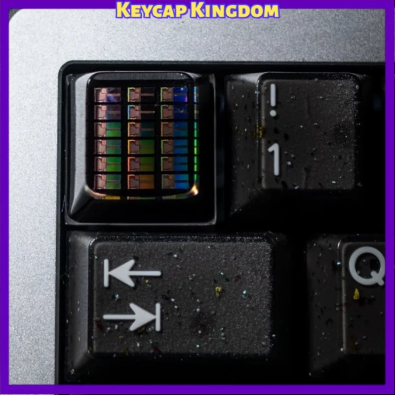 NEW Chip Theme Keycaps Custom Cherry/OEM/SA ESC R4/R1 Artisan KeyCaps Mechanical Keyboard Gaming Accessory Resin Point Keycaps