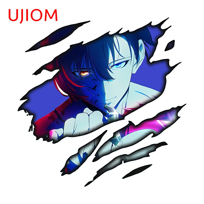 UJIOM Tear Sung Jin Woo Wall Sticker Interesting Attractive Trendy Anime Figure Graphics Decal Kitchen Cupboard Decoration