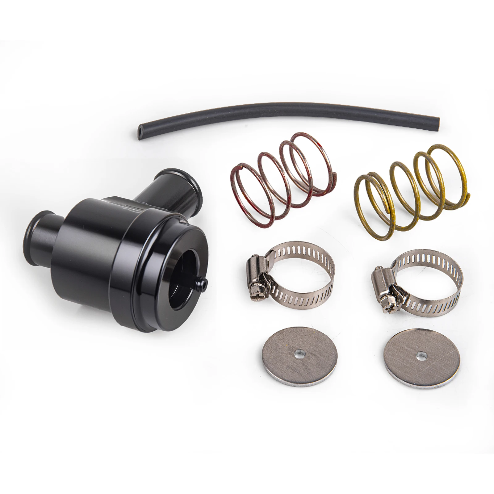 Srebrno-czarny zawór upustowy 25 mm Turbo Bov do VW GOLF BORA PASSAT GTI 20V 1.8T — zdjęcie 3