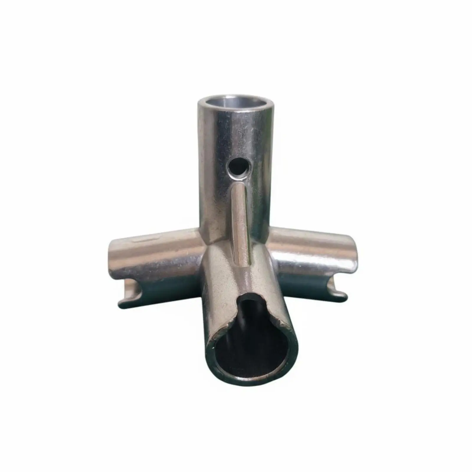 Aluminum Alloy Net Sports Frame Connector Reinforced Tube for DIY Portable Tennis Badminton Court