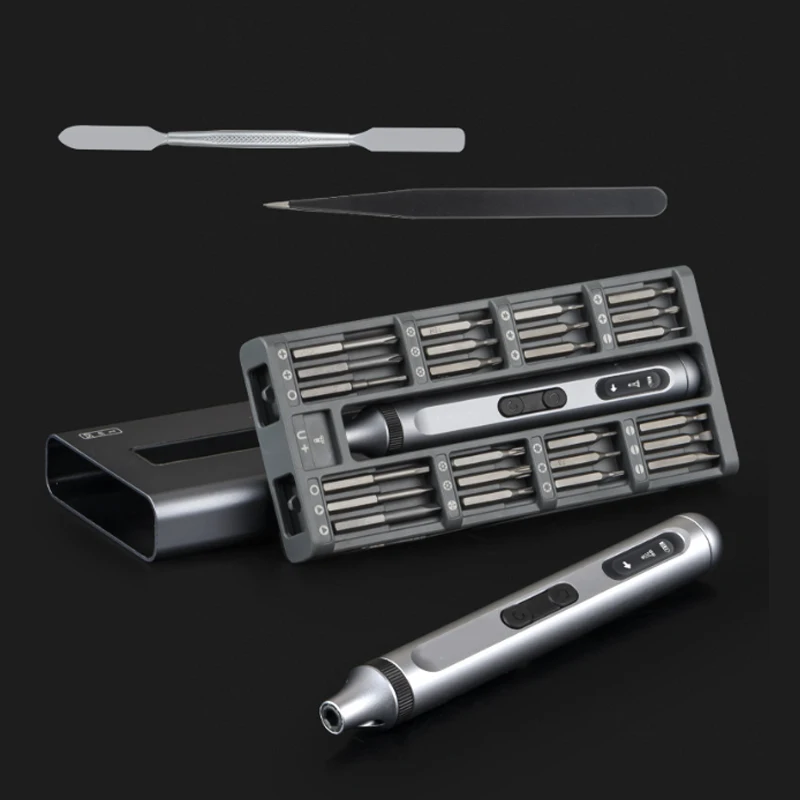 50 in 1 Precision Electric Screwdriver Driver Cordless Lithium-ion Charge LED Light Power Screw Driver Kit