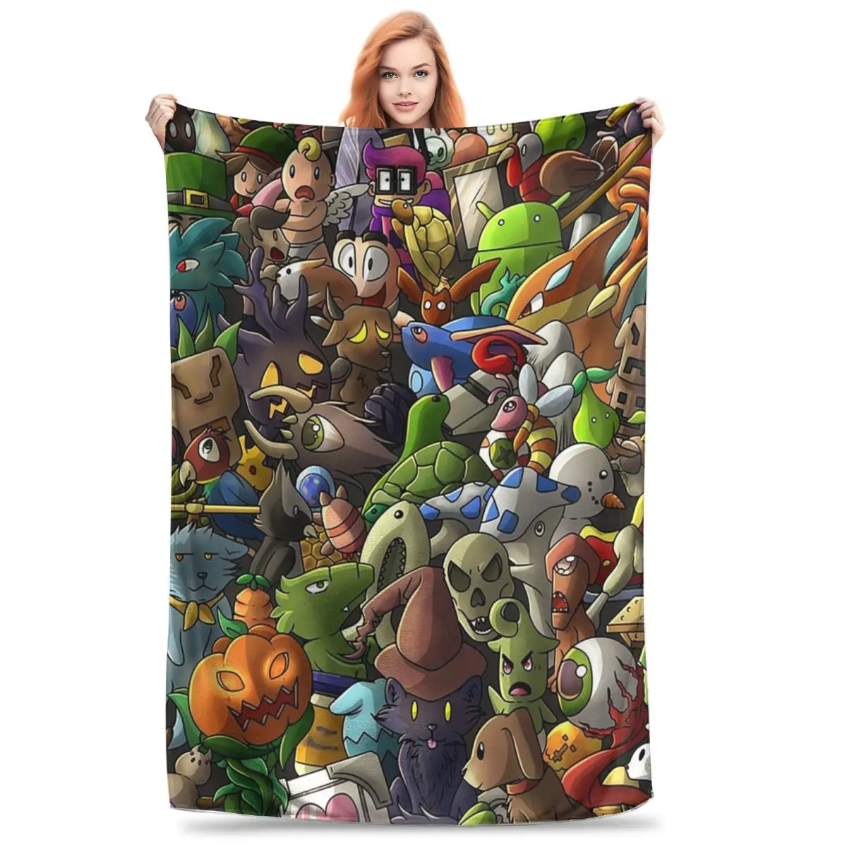 All Terraria Pets- Digital Blankets Flannel Multi-function Throw Blankets Sofa Throw Blanket For Couch Bedding Throws Bedspread