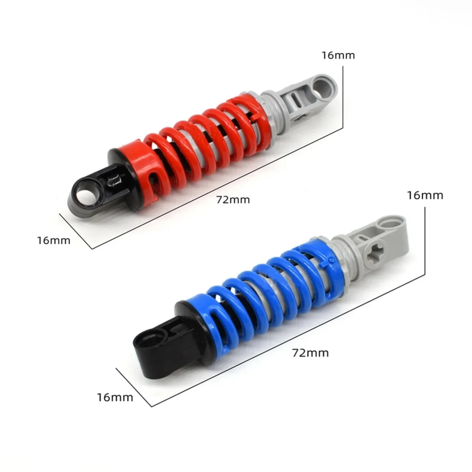 MOC 9L shock absorber with blue/red spring block Technical parts for SP3 RR1000 model car block (79717c01 79717c02)