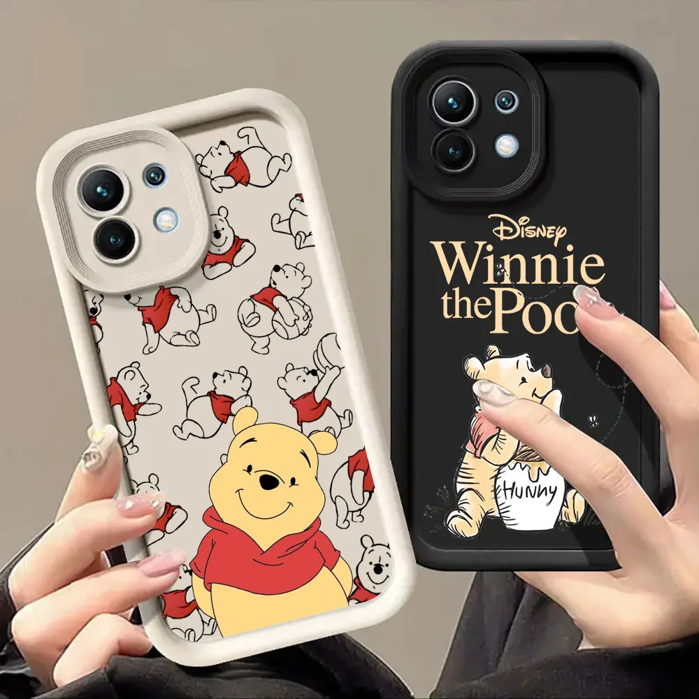 

Cartoon Winnies The Poohs Bear Case For Xiaomi 15T 14T 13T Pro 15 Ultra 17Pro Max Poco F7 X7 X6 F5 M6 M7 Pro 5G Soft Phone Cover