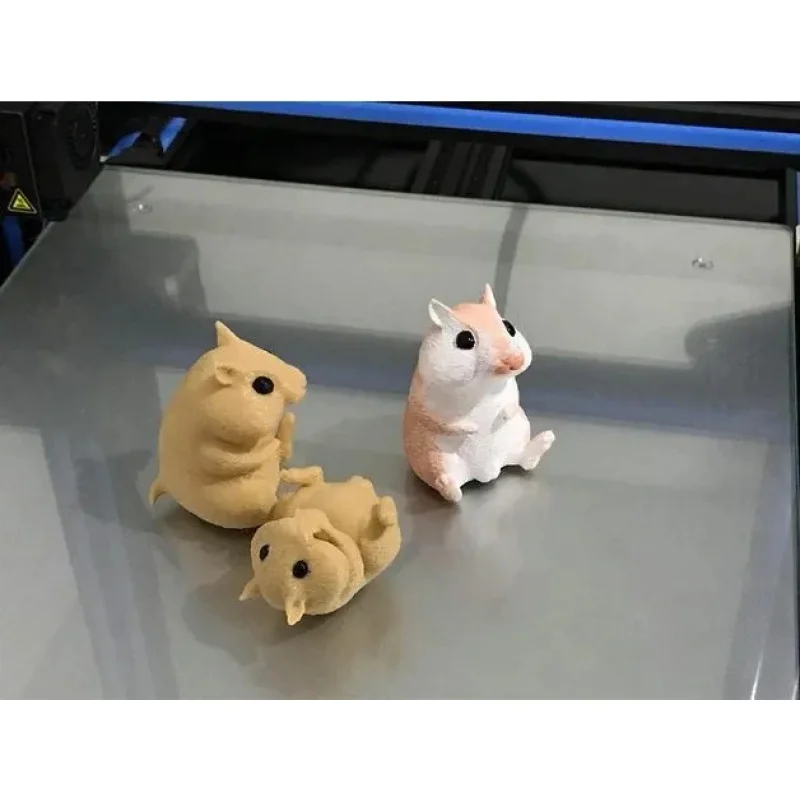 3DPrint New Hot-Selling Internet Celebrity Same Style Cute Figurine Model Hamster Landscaping Prop