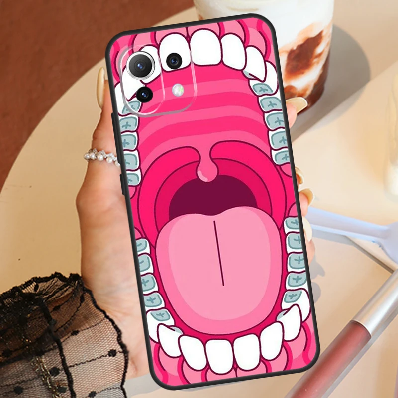 Cartoon Dentist Dental Teeth Case For Xiaomi 13T 12T 11T 13 Pro 12 Lite 12X POCO F5 X4 F4 GT F3 M5s M6 X3 X5 Pro Cover