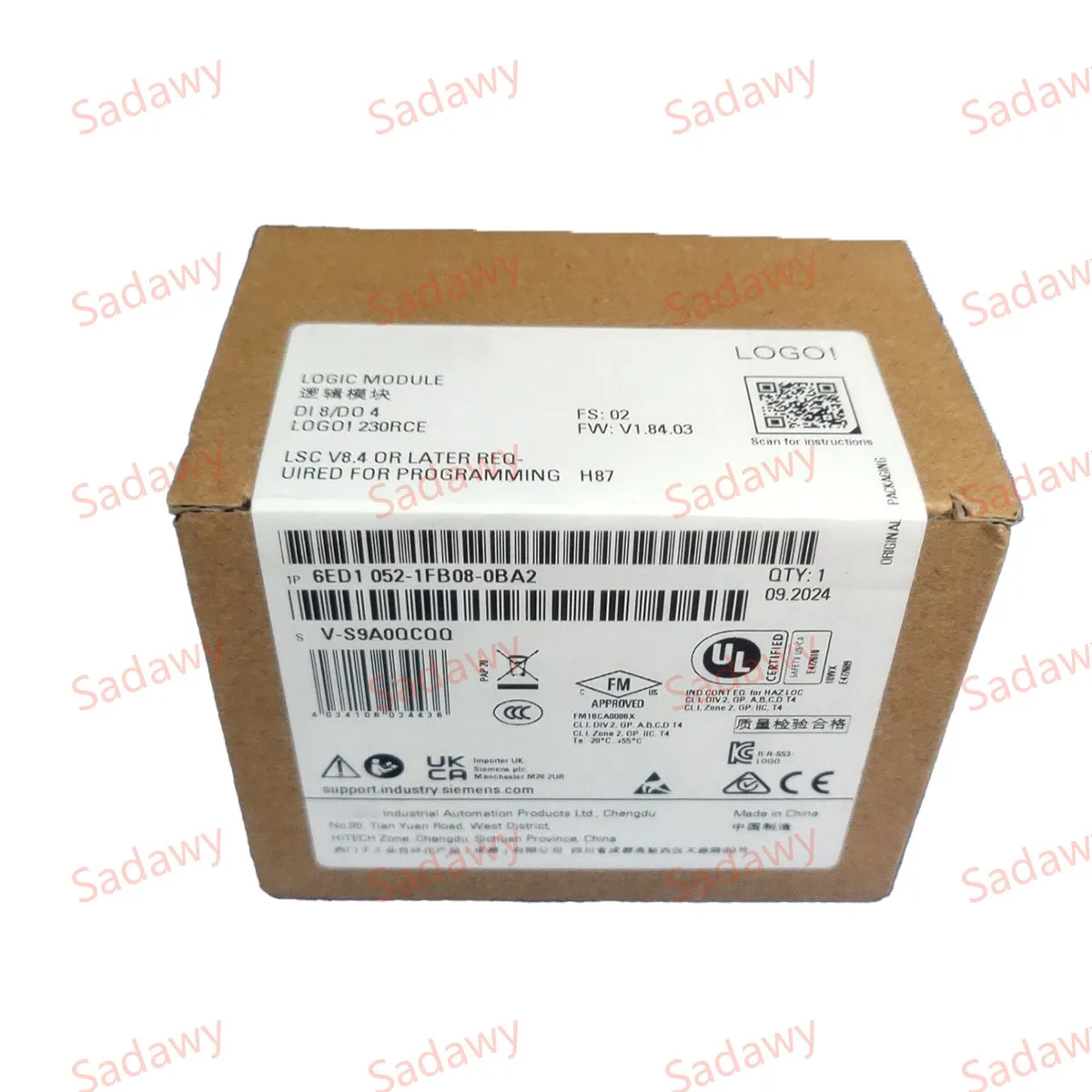 وحدات منطقية قابلة للبرمجة (PLC) جديدة أصلية من ماركة سيمنز طراز 6ED1052-1FB08-0BA0 و6ED1052-1FB08-0BA1 و6ED1052-1FB08-0BA2