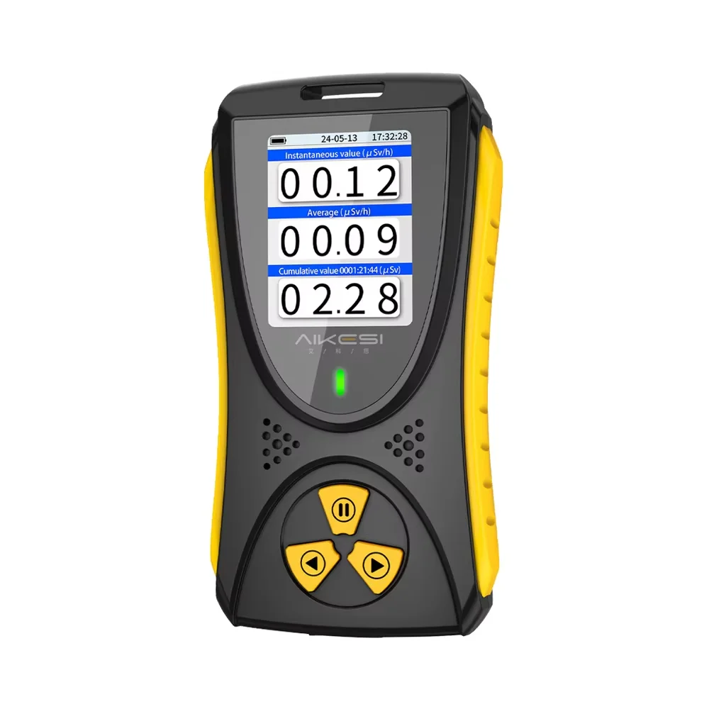 Aikesi Nuclear Radiation Detector,HFS-10PRO,Portable handled radiation Monitor with LCD Display X ,Beta ,Gamma ray