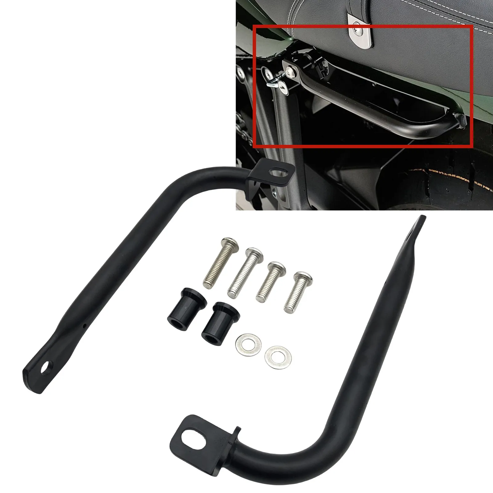 

Motorcycle Rear Seat Handle Handrail Grab Bar For KAWASAKI Z900RS 2018-2023