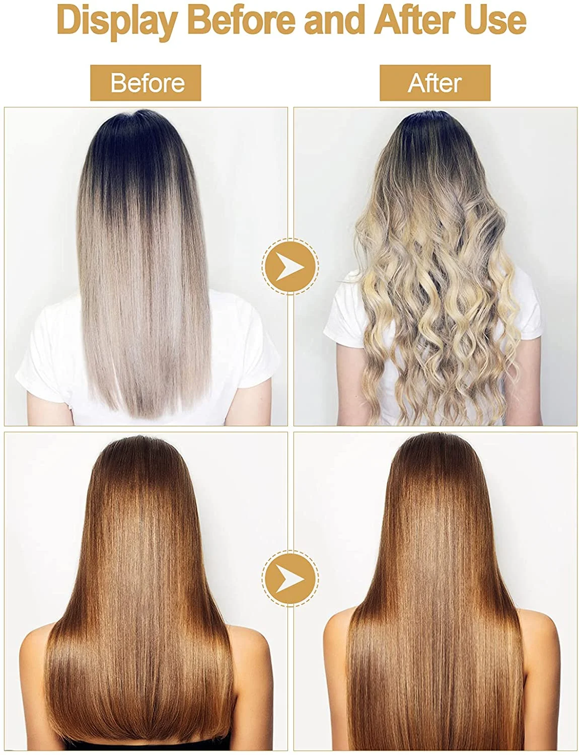 5 hojas de cinta de extensión de pelo de doble cara, cinta adhesiva impermeable para peluca, cinta de reemplazo de sujeción fuerte con peine de cola de rata