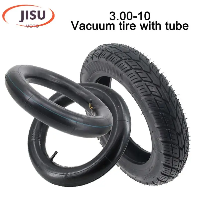 3.00-10 Tyre with Inner Tube For Motocross Racing Motorcycle Dirt Pit Bike Atomik SSR SDG GY6 Scooter
