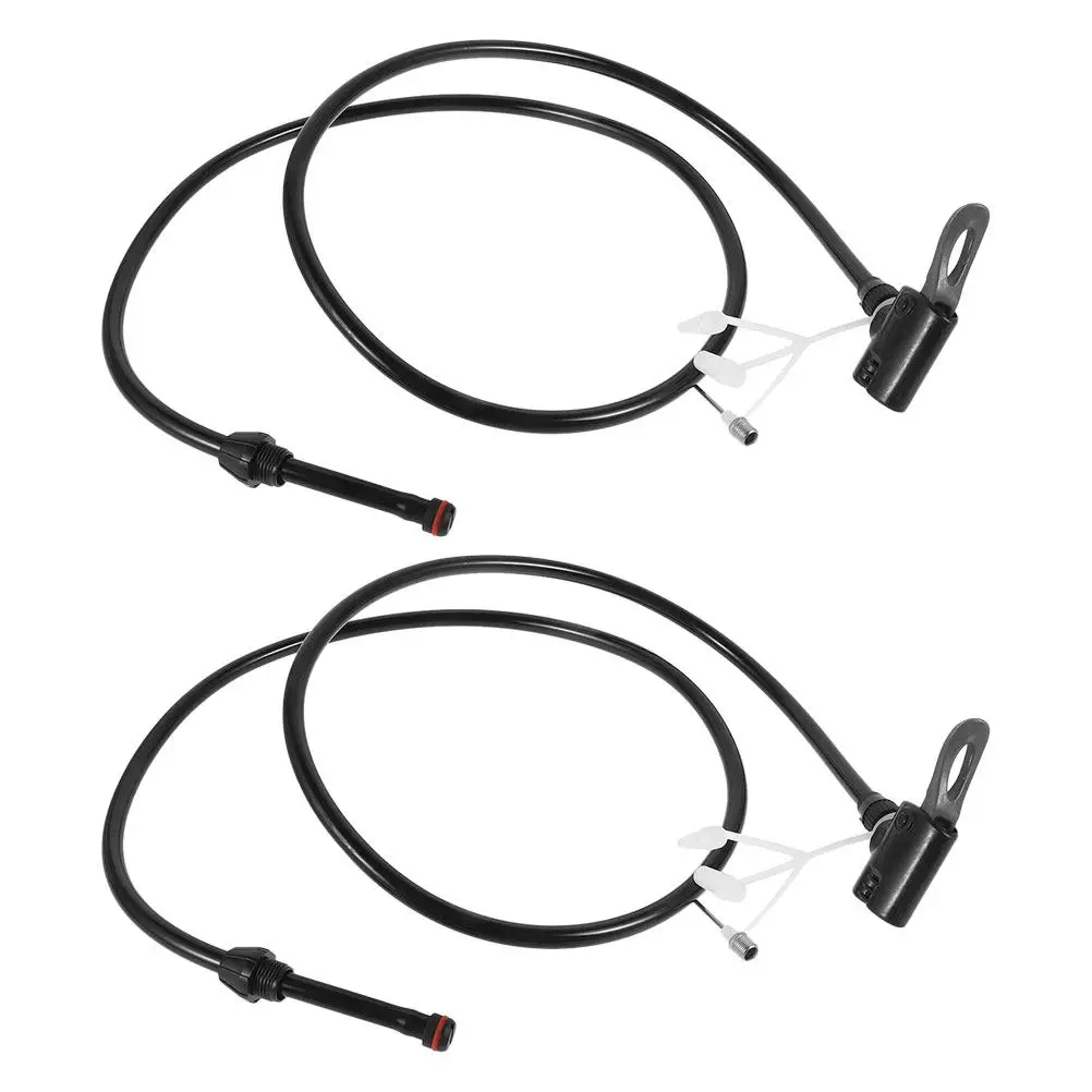 2Pcs Air Pump Hose Adapter Dual Head Bike Pump Replacement Parts for Valve Bike Accessories Ball Inflator