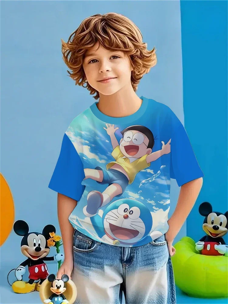 عبقور شخصية الاطفال تي شيرت قصير الأكمام تي شيرت للبنين بنات الذين تتراوح أعمارهم بين 3-14 ملابس يومية غير رسمية الصيف الأطفال الموضة #1