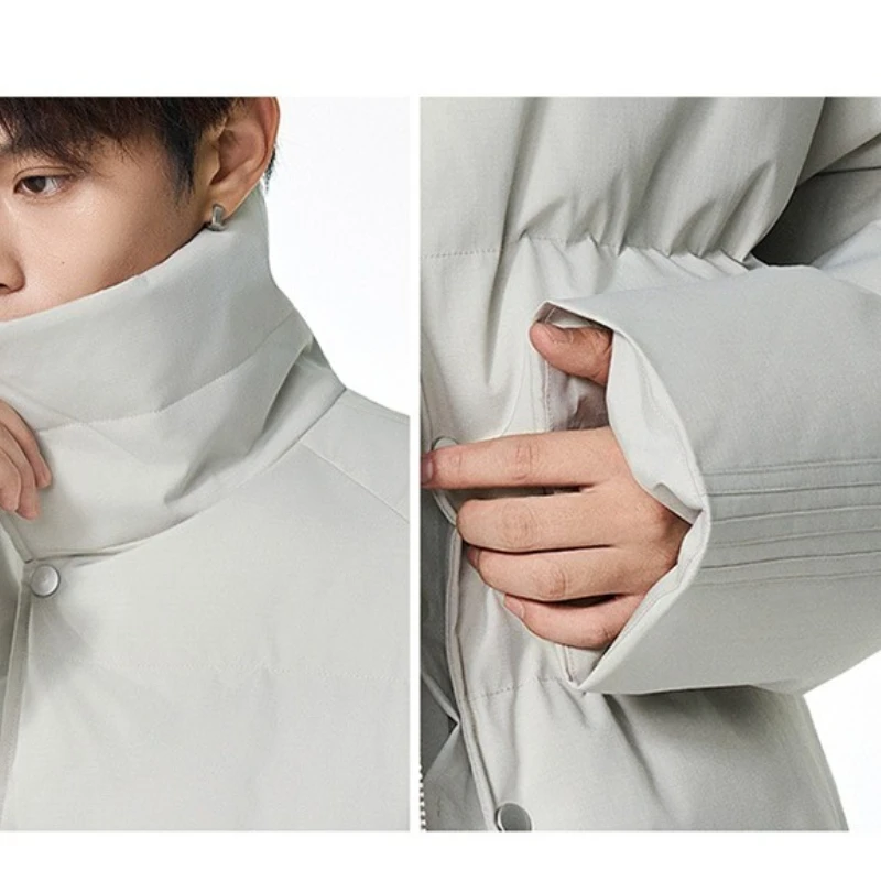 سترة رجالية مبطنة بالقطن مقاومة للرياح، معطف على الطراز الكوري، سترة شتوية دافئة أساسية سميكة دافئة، قيمة المال #2