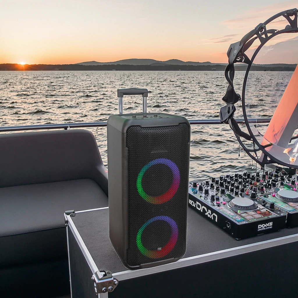 

Dual 6.5\" Portable Wireless For Bluetooth Speaker 8ohm Impedance Product Category