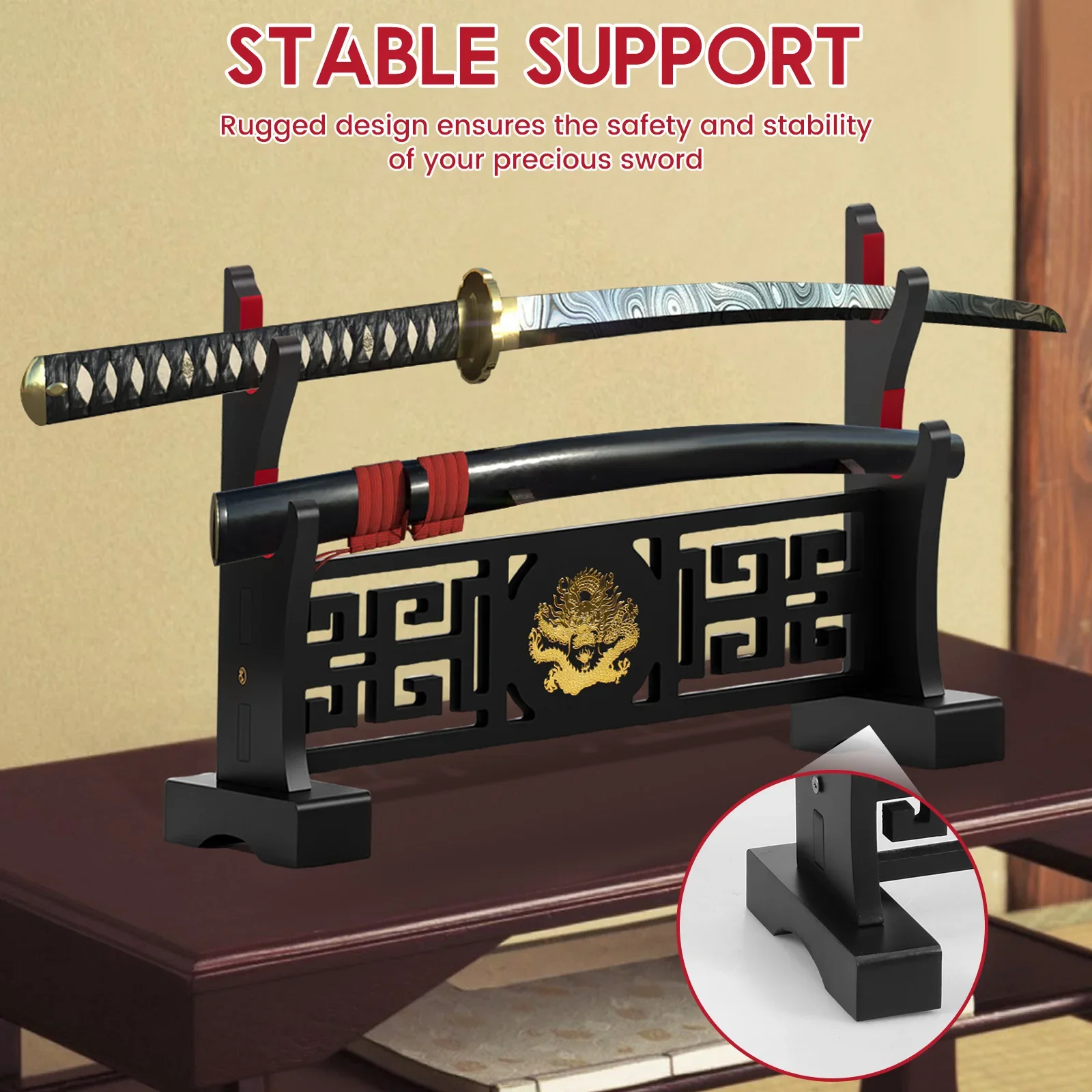 Anime Weapon Bracket DIY Displays Stand Model Gun Knife Samurai Sword Katana Holder Universal Frame Game Tool Box Gift Boy Toys