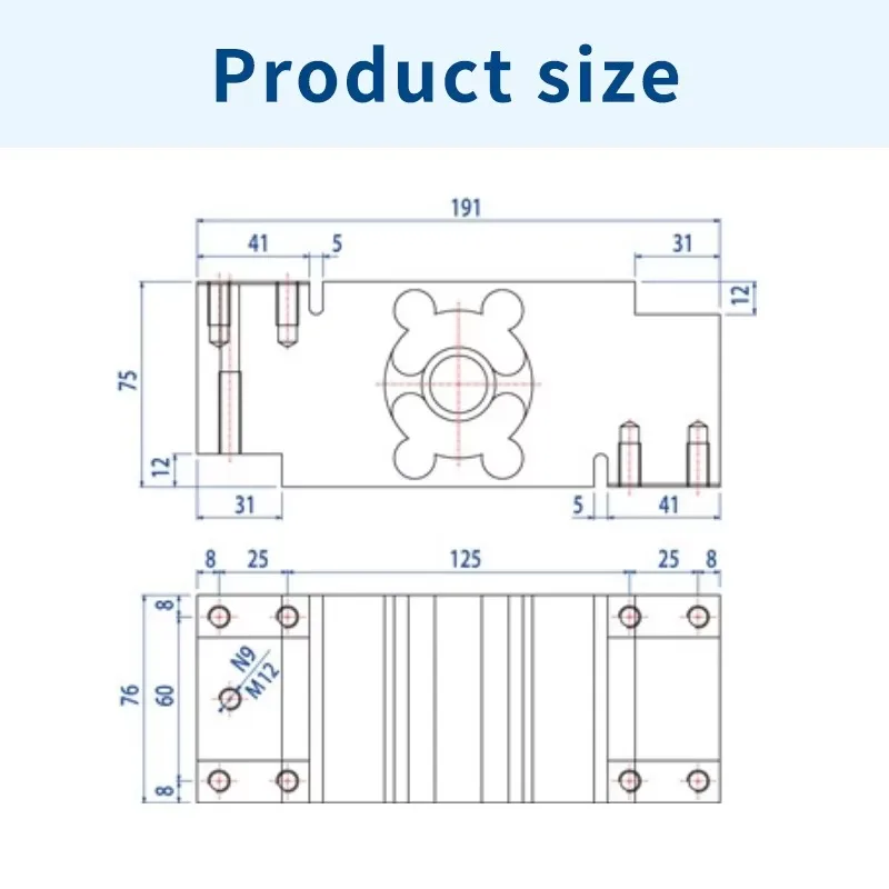 DINI ARGEO SPSZ series single point stainless steel weighing sensor 500kg/1000kg